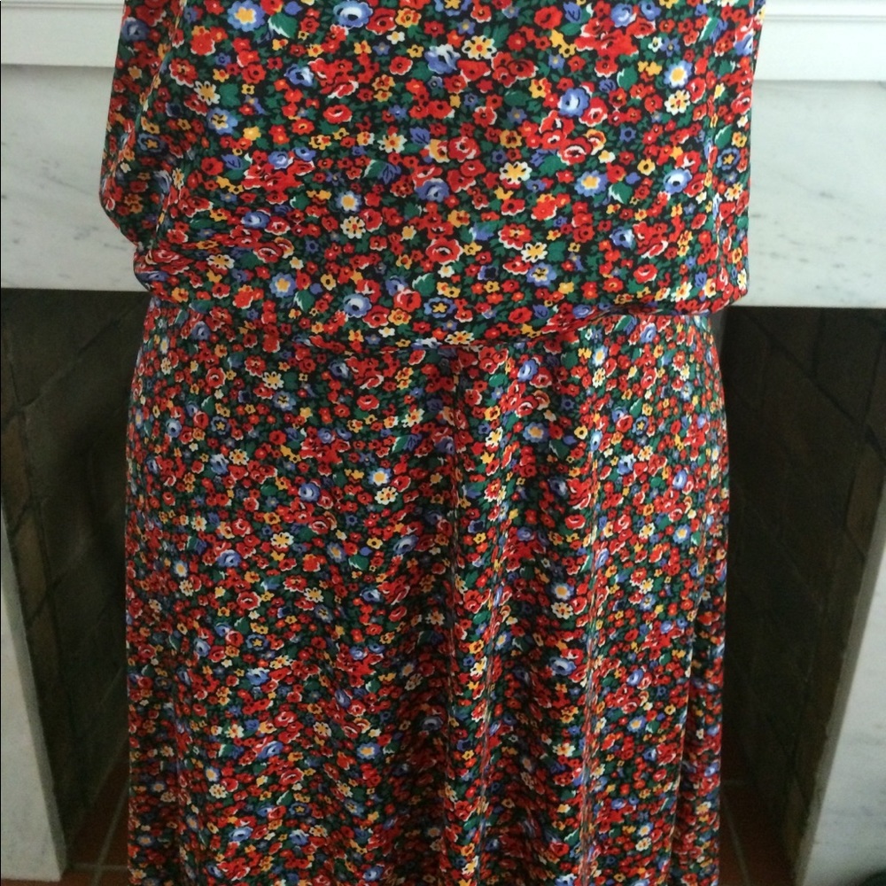 Vintage Floral Print Sue Brett Dress - Picture 3 of 7